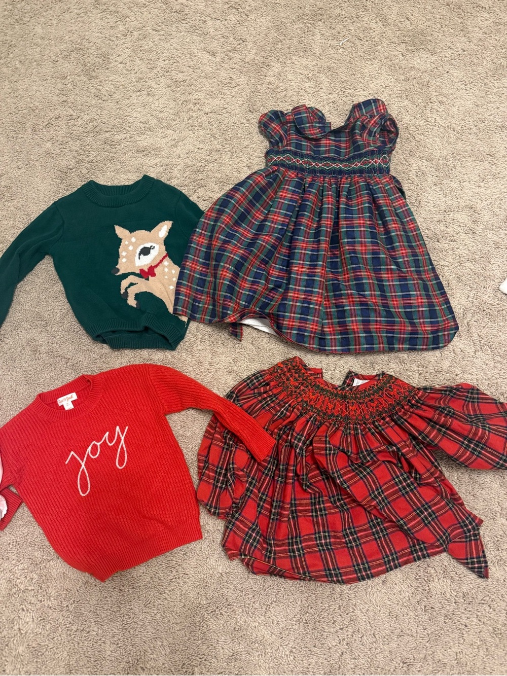 3T holiday bundle Laura Ashley Cecil and Lou cat & Jack